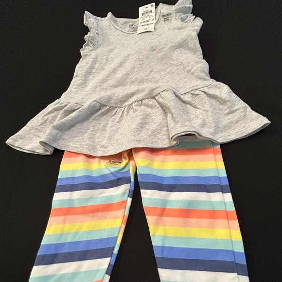 FIRST IMPRESSIONS GIRLS' JOGGER AND TOP 2-PC SET - Picture 1 of 6